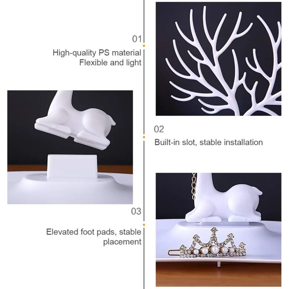 CREMAGLIERA PER COLLANE GIOIELLI MONILI ESPOSITORE PER ORECCHINI SCAFFALE STOCCAGGIO