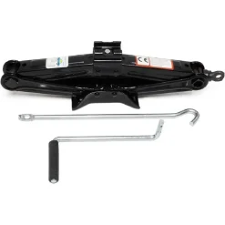 CRIC A PANTOGRAFO FORBICE IDRAULICO SOLLEVATORE AUTO FAMILIARE PICKUP 2000KG NERO