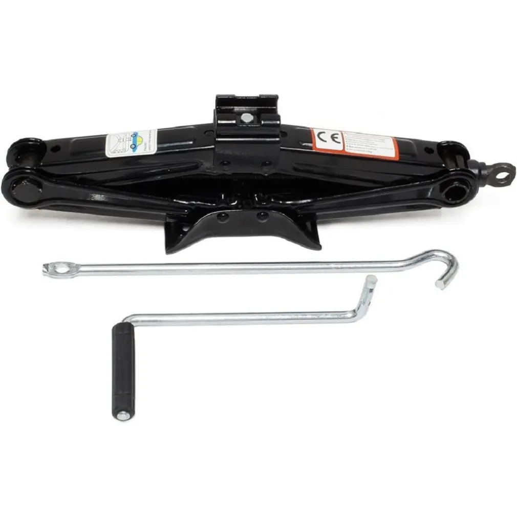 CRIC A PANTOGRAFO FORBICE IDRAULICO SOLLEVATORE AUTO FAMILIARE PICKUP 2000KG NERO