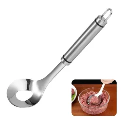 CUCCHIAIO PER POLPETTE ANTIADERENTE UTENSILE DA CUCINA STAMPO IN ACCIAIO INOX