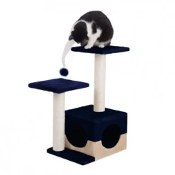 CUCCIA CON TIRAGRAFFI PER GATTO GATTI CON COLONNE IN SISAL E DUE RIPIANI