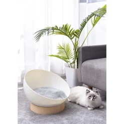 CUCCIA PER GATTI CANI CASA A GUSCIO UOVO UNIVERSALE CON CUSCINO MULTIFUNZIONALE