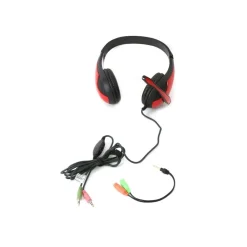 CUFFIA GAMING CON MICROFONO PER CONSOLE GIOCO PC STEREO CONTROLLO VOLUME OMEGA