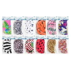CUFFIA NUOTO PER PISCINA ESTATE IN TESSUTO UNISEX VARIE FANTASIE MISTE 25X17 CM 605435