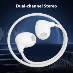 CUFFIE A CONDUZIONE OSSEA BLUETOOTH 5.3 IMPERMEABILI IPX6 SPORTIVE WIRELESS CORSA