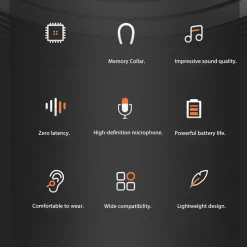 CUFFIE A CONDUZIONE OSSEA BLUETOOTH 5.3 IMPERMEABILI IPX6 SPORTIVE WIRELESS CORSA