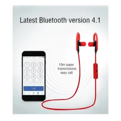 CUFFIE AURICOLARI BLUETOOTH STEREO COMPATIBILI IOS SMARTPHONE SPORT AUDIO BT1