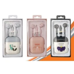 CUFFIE AURICOLARI CON MICROFONO AUX PER SMARTPHONE VARIE FANTASIE COLORATE S9702