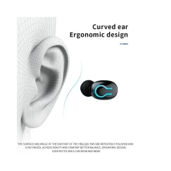 CUFFIE AURICOLARI POWER BANK STEREO HI-FI PER MUSICA WIRELESS Q66 TWS BLUETOOTH