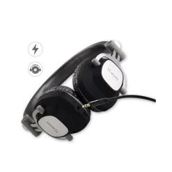 CUFFIE BLUETOOTH SENZA FILI CON CAVO JACK PER PC SMARTPHONE MUSICA MAXTECH CU-BT004
