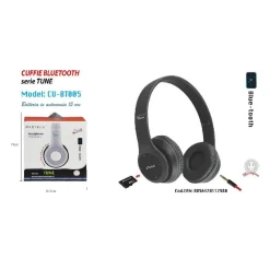 CUFFIE BLUETOOTH SERIE TUNE MICROFONO PER SMARTPHONE MUSICA MAXTECH CU-BT005