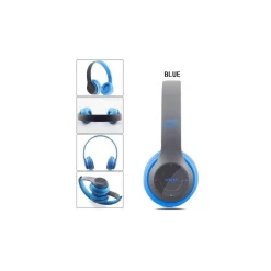 CUFFIE BLUETOOTH STEREO P47 PER SMARTPHONE E COMPUTER WIRELESS