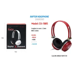 CUFFIE CON FILO ATTACCO 3,5MM PC COMPUTER MAC NOTEBOOK MP3 PORTATILI MAXTECH CU-F005