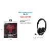 CUFFIE CON MICROFONO GAMING HEADSET WIRED LION CAVO COMPATIBILE CON PS4/PC MAXTECH CU-PS05