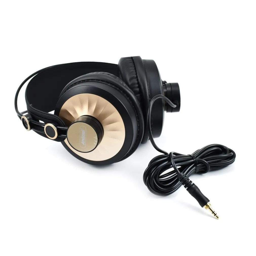 CUFFIE OVER-EAR CABLATE D68 HIFI STEREO JACK DA 3,5 MM MUSICA DESIGN ERGONOMICO