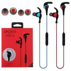 CUFFIE SPORT STEREO AUDIO AURICOLARI BLUETOOTH 4.1 SENZA FILI PER SMARTPHONE AMW-30