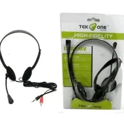 CUFFIE STEREO CON MICROFONO PER SMARTPHONE TABLET PC LETTORI MP3 JACK 3,5MM