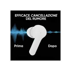 CUFFIE ULTRAPODS MAX AURICOLARI BLUETOOTH 5.3 WIRELESS CON MICROFONO DISPLAY LED