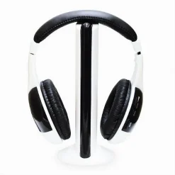 CUFFIE WIFI WIRELESS PER TV PC MP3 SENZA FILI CON RADIO FM MUSICA STEREO MAXTECH CU-WI001