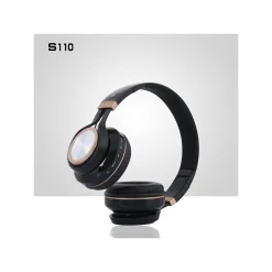 CUFFIE WIRELESS BLUETOOTH FM STEREO AURICOLARE TF CARD VIVAVOCE MICROFONO S110