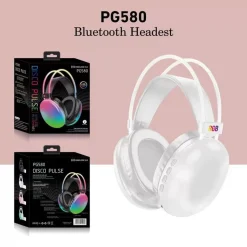 CUFFIE WIRELESS RICARICABILE BLUETOOTH V5.3 LUCI RGB LED AURICOLARE MUSICA PC SMARTPHONE