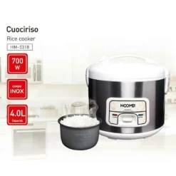 CUOCIRISO ELETTRICO 700W 4 LITRI VAPORIERA CUOCI RISO RISOTTIERA A VAPORE 5318