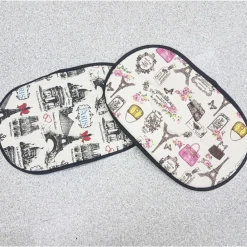 CUSCINO CUCCIA OVALE TAPPETO IMBOTTITO 43x27x1CM COPERTA PER CANE GATTO DIVANO