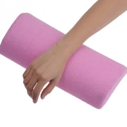 CUSCINO SEMI CILINDRICO MORBIDO POGGIA MANO UNGHIE MANICURE ESTETICA MASSAGGIO