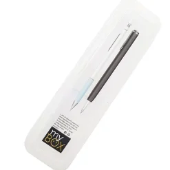 CUSTODIA PORTAPENNE 2 PEZZI ASTUCCIO CC7850 PLASTICA TRASPARENTE FANTASIA PENNE