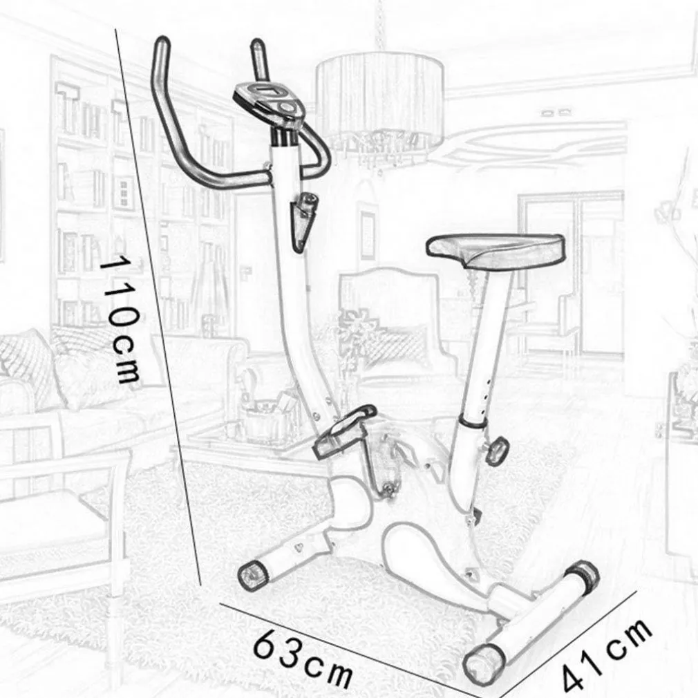 CYCLETTE DA CASA SPINNING BIKE BICI INTERNO CON SEDILE REGOLABILE MULTIFUNZIONE