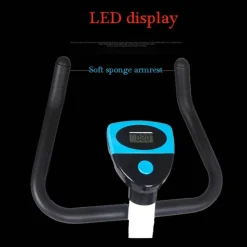 CYCLETTE DA CASA SPINNING BIKE BICI INTERNO CON SEDILE REGOLABILE MULTIFUNZIONE