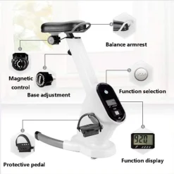 CYCLETTE DISPLAY LCD REGOLABILE TRASMISSIONE A CINGHIA DOPPIO VOLANO MAGNETICO