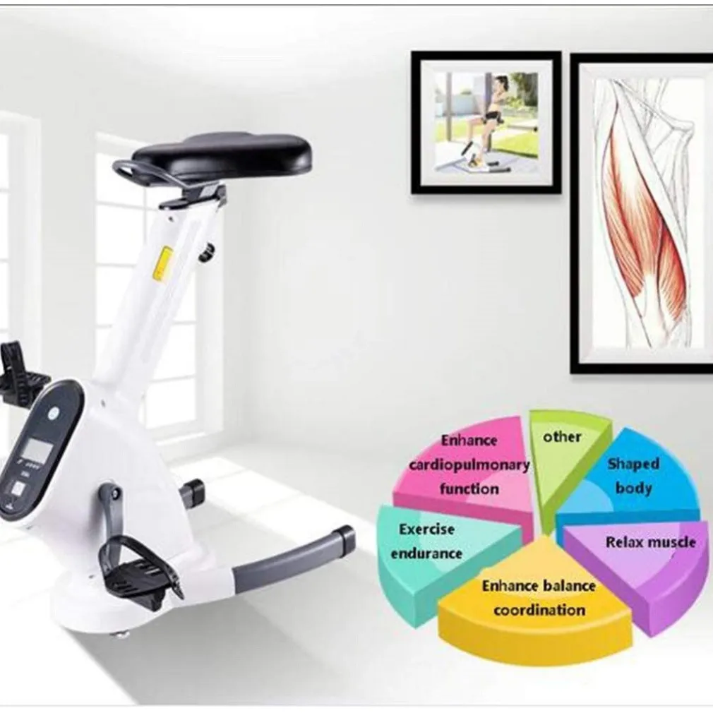 CYCLETTE DISPLAY LCD REGOLABILE TRASMISSIONE A CINGHIA DOPPIO VOLANO MAGNETICO