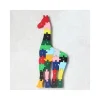 3D PUZZLE LEGNO FORMA DI GIRAFFA EDUCATIVO LETTERE NUMERI BAMBINI IMPARARE