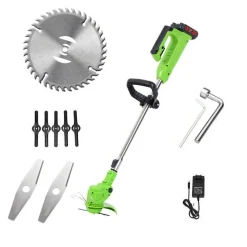 DECESPUGLIATORE ELETTRICO A BATTERIA 24V TAGLIAERBA TAGLIABORDI ACCESSORI 94477