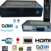 DECODER RICEVITORE DIGITALE TERRESTRE DVB-T TV SCART HDMI ANTENNA 1080P REG PVR