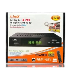 DECODER TV DIGITALE TERRESTRE T2 SET TOP BOX FULL HD DVB-T2 HD H.265 PVR T2758