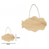 DECORAZIONE IN LEGNO DECOUPAGE 15 X 10 CM DA APPENDERE CON CORDA INSEGNA 74208A