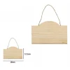 DECORAZIONE IN LEGNO DECOUPAGE DA APPENDERE CON CORDA INSEGNA 20 X 12.5CM 74200A