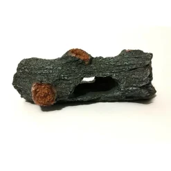 DECORAZIONE PER ACQUARIO TRONCO DI ALBERO FORATO IN RESINA PESCI ACQUA ORNAMENTO