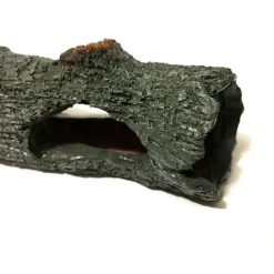 DECORAZIONE PER ACQUARIO TRONCO DI ALBERO FORATO IN RESINA PESCI ACQUA ORNAMENTO