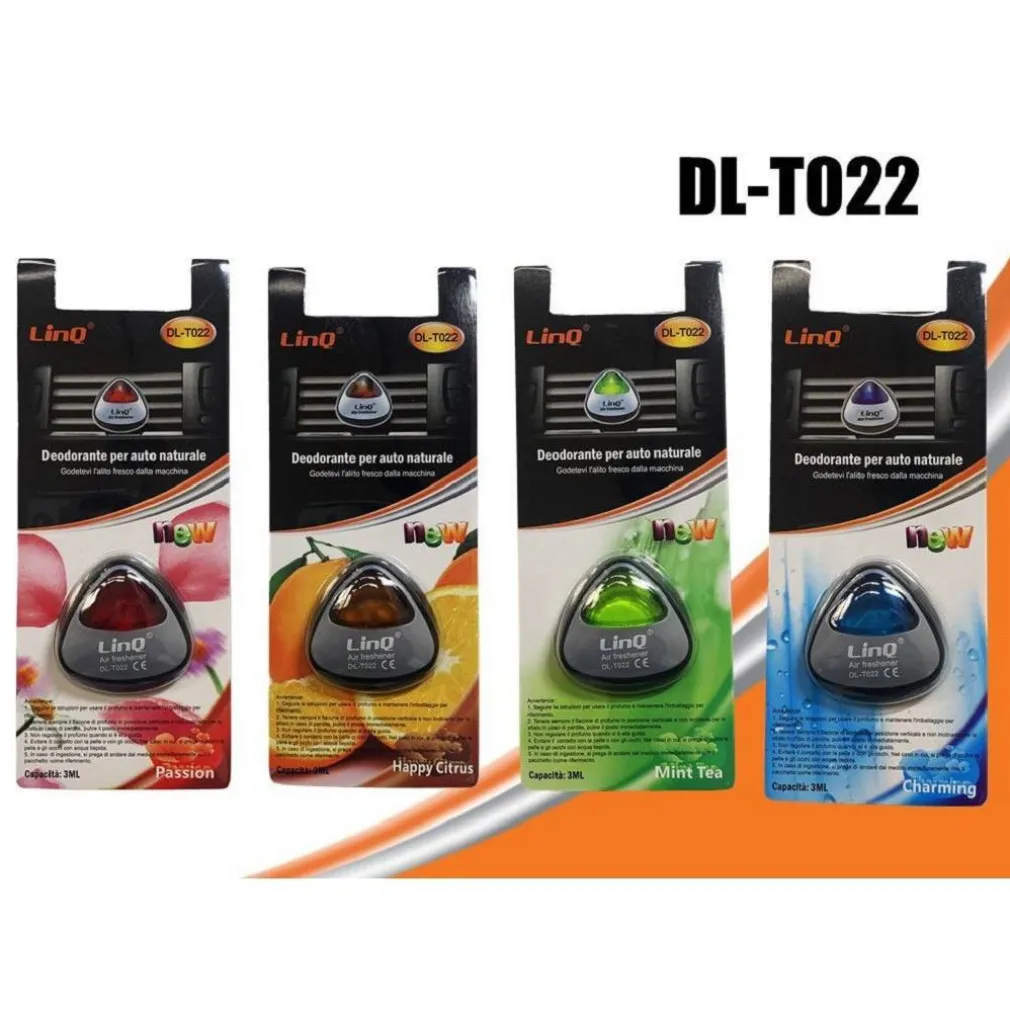 DEODORANTE PER AUTO PROFUMATORE VARIE FRAGRANZE PROFUMO NATURALE ABITACOLO DL-T022