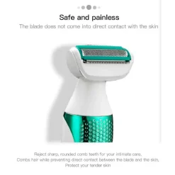 DEPILATORE 5IN1 EPILATORE ELETTRICO DONNA BATTERIA TESTINE INTERCAMBIABILI V-720