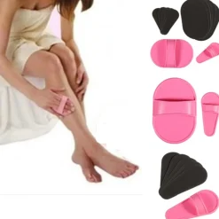 DEPILAZIONE GUANTO CON MICRO CRISTALLI ESFOLIANTE EPILATORE INDOLORE GAMBE VISO