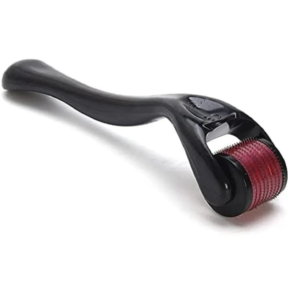 DERMA ROLLER MICRO AGHI IN TITANIO PER LA CURA DELLA PELLE VISO RUGHE SMAGLIATURE