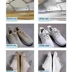 DETERGENTE PER SCARPE BIANCHE CREMA SMACCHIANTE PULIZIA E RIMOZIONE MACCHIE 330G