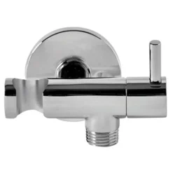 DEVIATORE CON SUPPORTO IN OTTONE PER RUBINETTO ACCESSORIO BAGNO DOCCIA CROMATO TONDO 59505