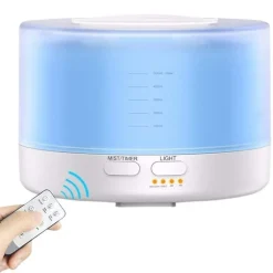 DIFFUSORE AROMI 4IN1 UMIDIFICATORE BIANCO AMBIENTE RGB AROMATERAPIA ULTRASUONI