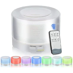 DIFFUSORE AROMI 4IN1 UMIDIFICATORE BIANCO AMBIENTE RGB AROMATERAPIA ULTRASUONI