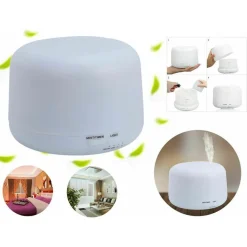DIFFUSORE AROMI 300ML UMIDIFICATORE LAMPADA FRAGRANZA CON TELECOMANDO PROFUMATORE